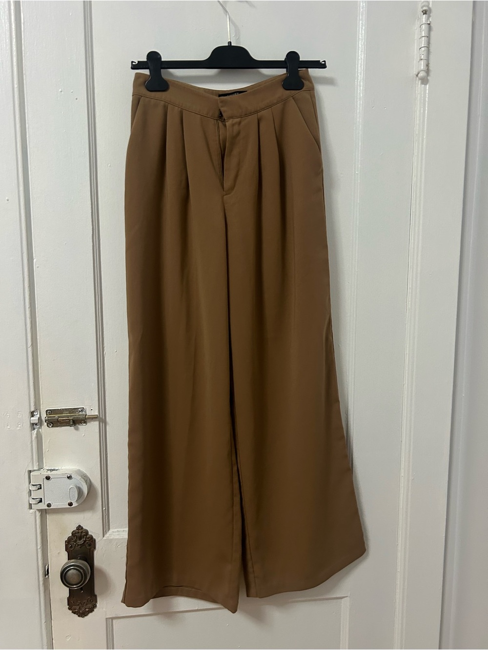 Forever 21 Wide-Leg Trousers in Caramel Brown